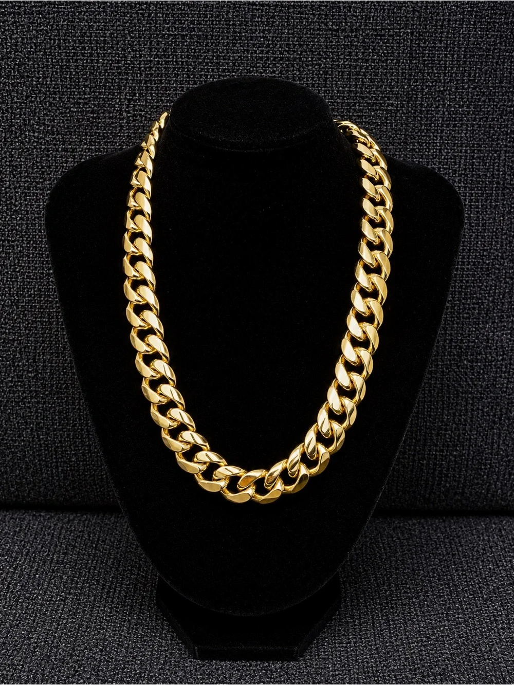 Gold Cuban Link Chain Necklace for Men